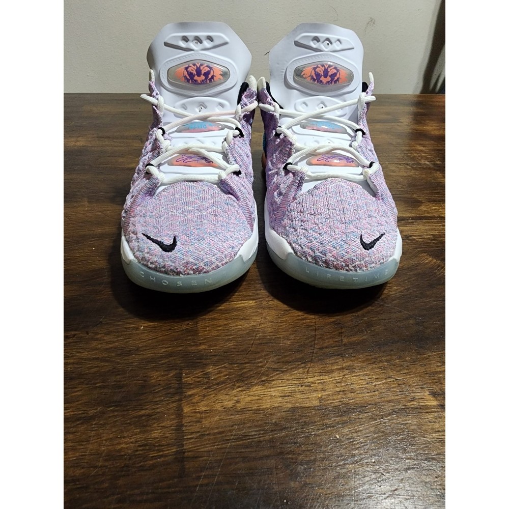 Nike Lebron 18 Graffiti purple/Multicolor 4.5y (Fits men's 4.5, Women's 6)